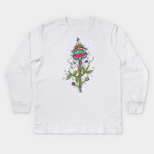 Art Flower Kids Long Sleeve T-Shirt